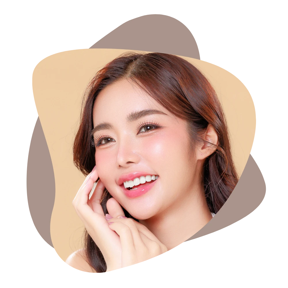 Woman with clearer and more even skin tone after pigmentation treatment
