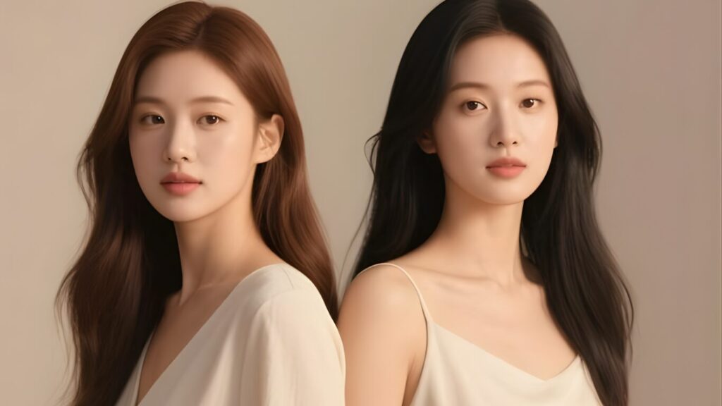 Two women with glowing complexions, emphasizing the shift toward skin longevity and well-being