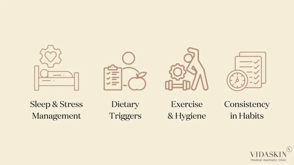 Lifestyle factors that affect acne
