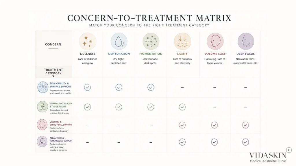 Concern about treatment Matrix