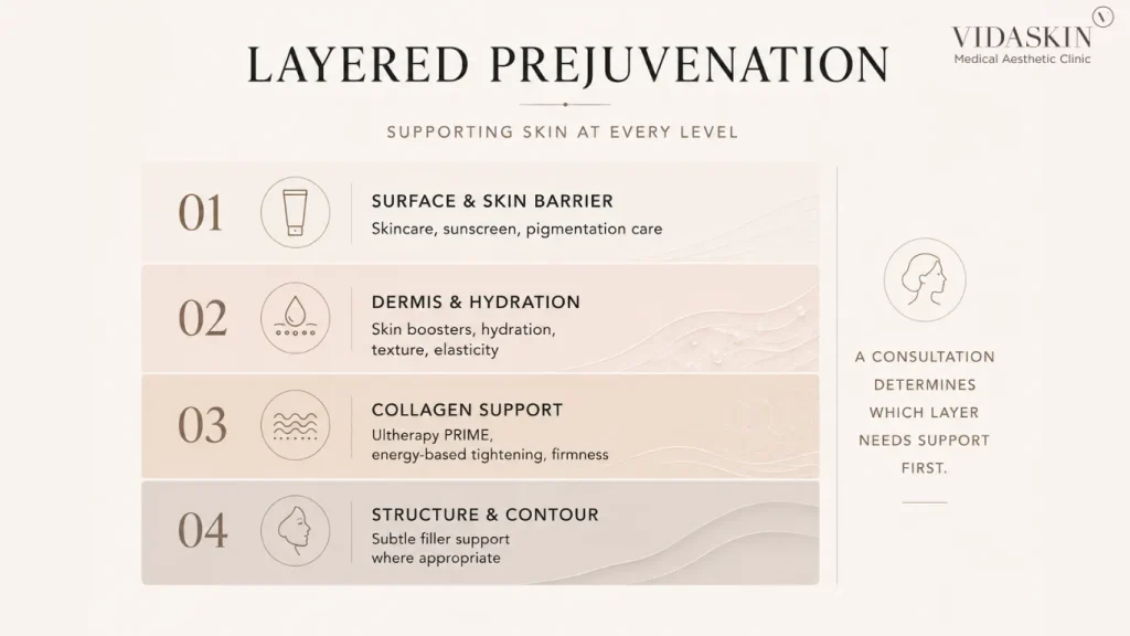 Layered Prejuventation