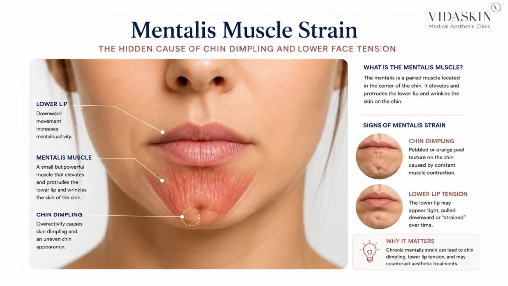 Mentalis Muscle Strain