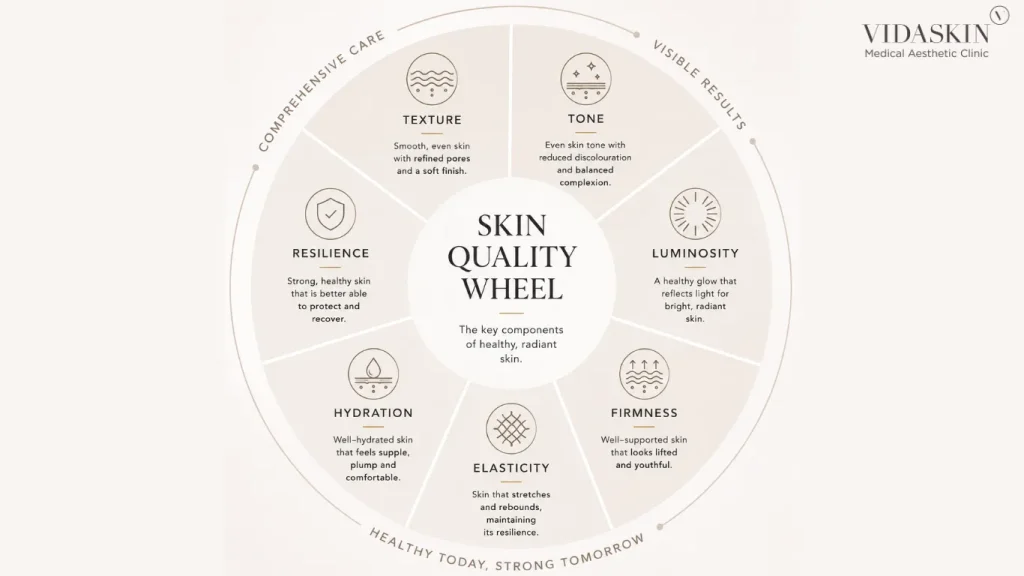 Skin quality wheel