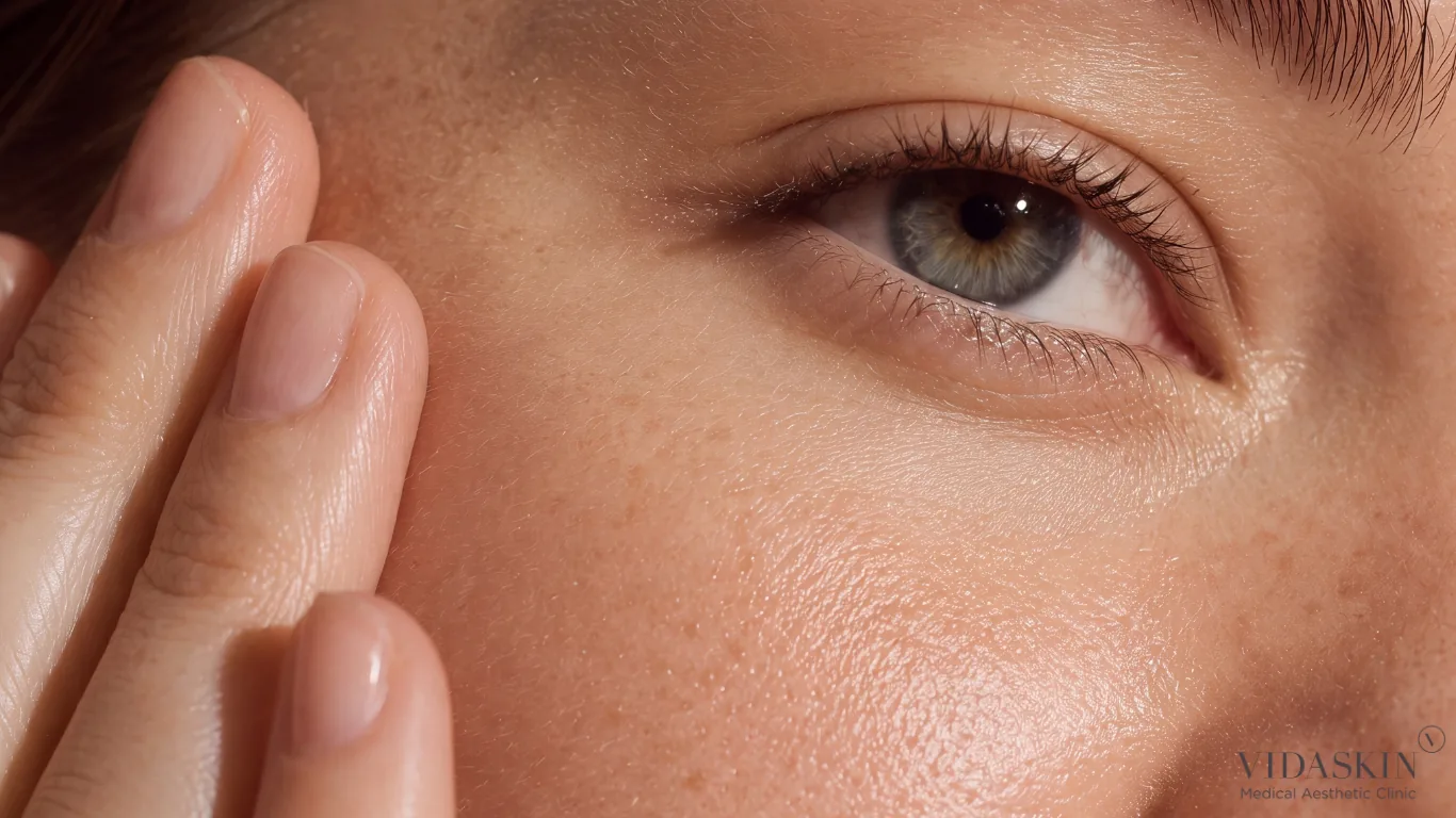 Close-up of a woman’s eye